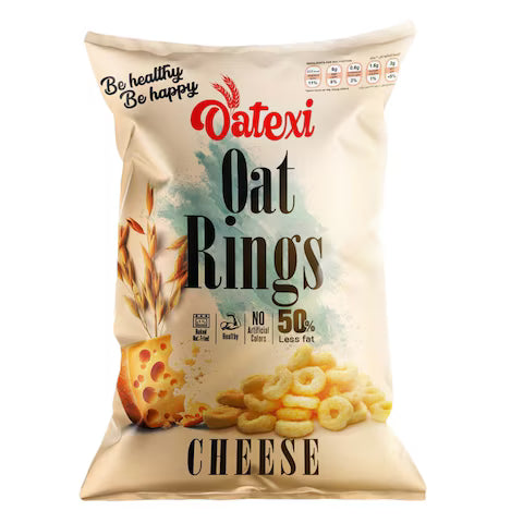Oat Rings Cheese Chips 60g
