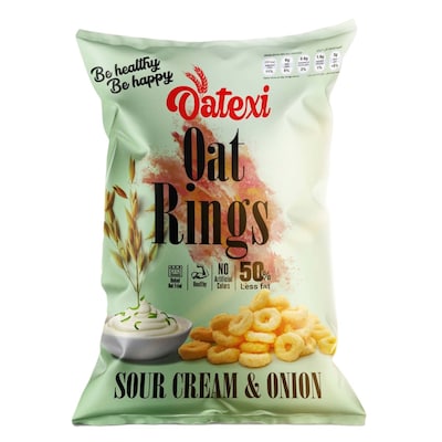 Oat Rings Sour Cream Chips 60g