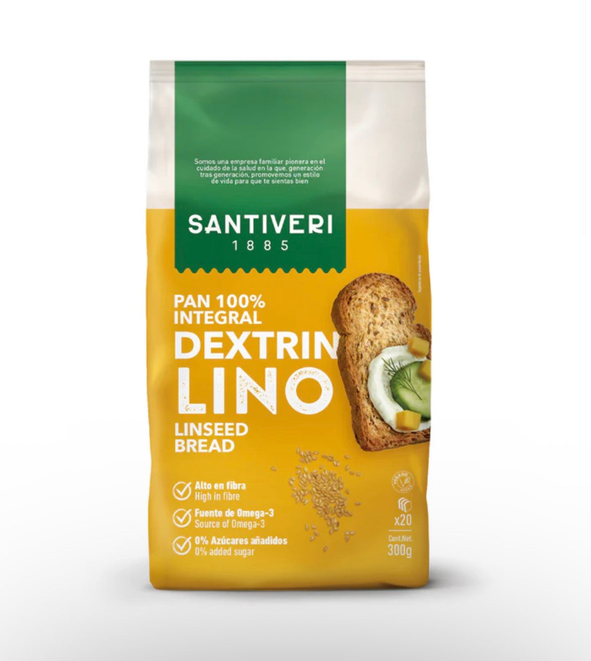 Santiveri Linseed Toast 300g