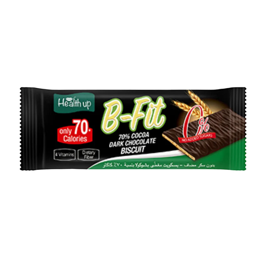 Healthup Bfit Dark Chocolate Covered Biscuits