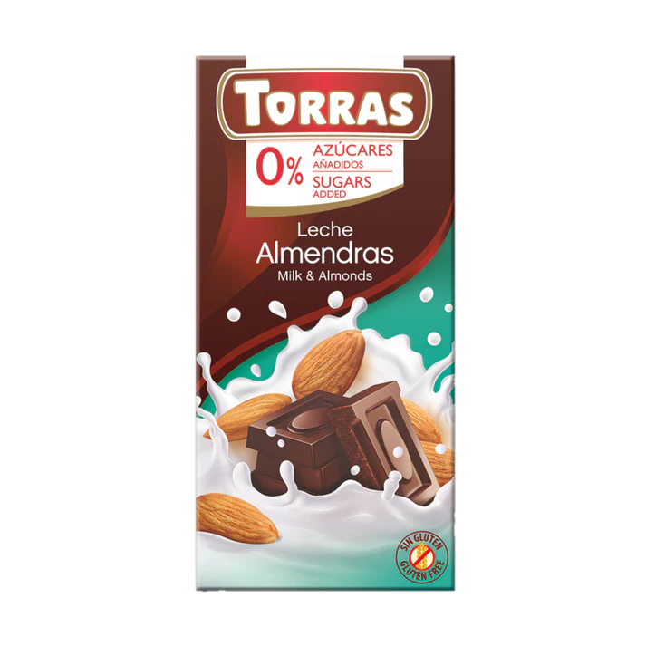 Torras Milk Chocolate with Almonds 75g