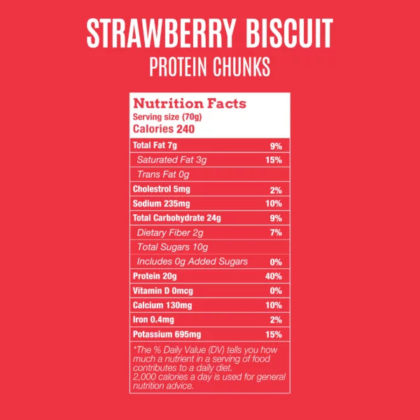 OWN Protein Strawberry Biscuit Chunks