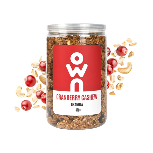 OWN Granola Cranberry Cashew 350g