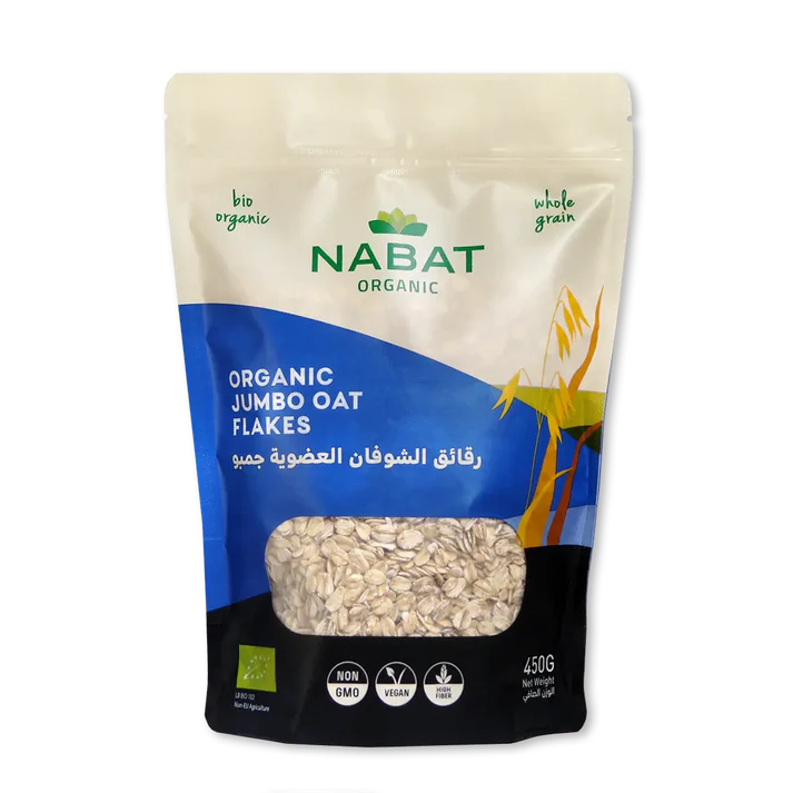 Organic jumbo Oat Flakes 450g