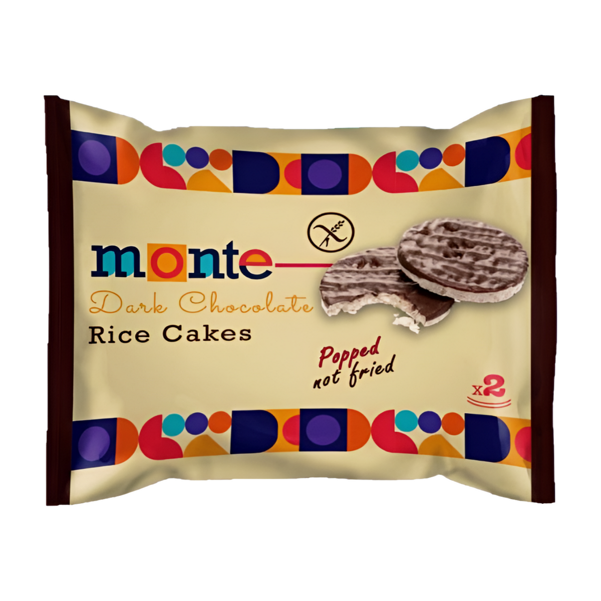 Monte Dark Chocolate Coated Rice Cakes