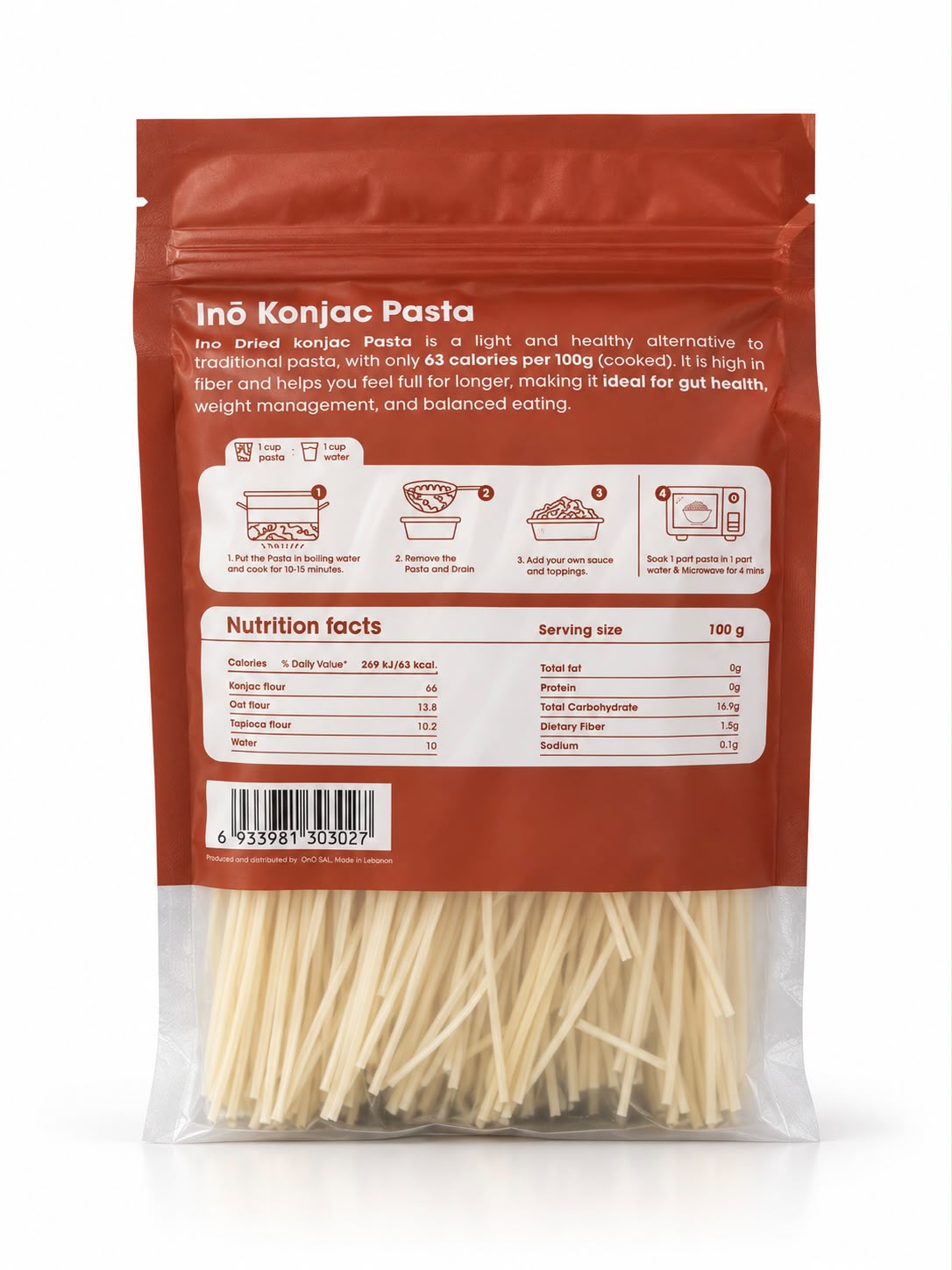 INO Konjac Pasta 400g
