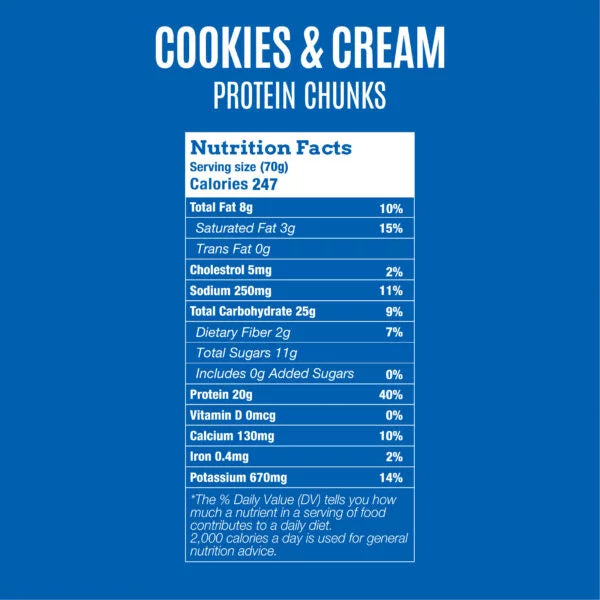 Own Protein Cookies & Cream Chunks