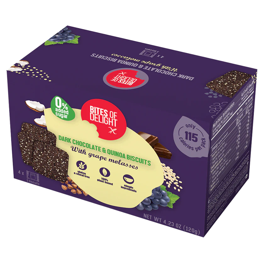 BOD Quinoa Chocolate Biscuits 120g