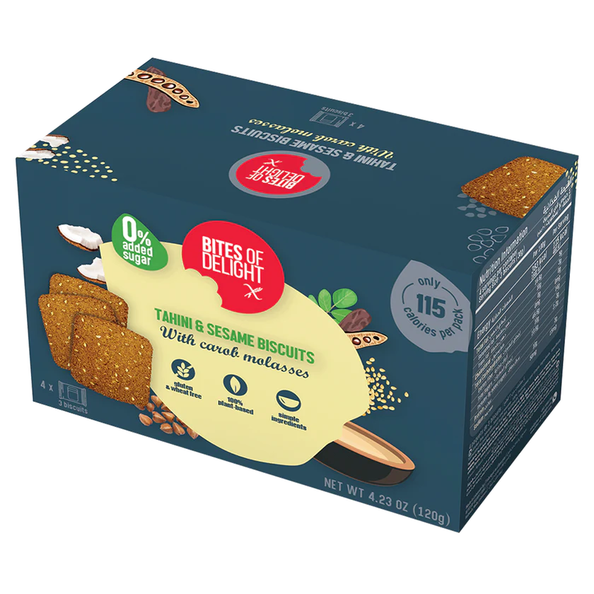 BOD Tahini & Sesame Biscuits 120g